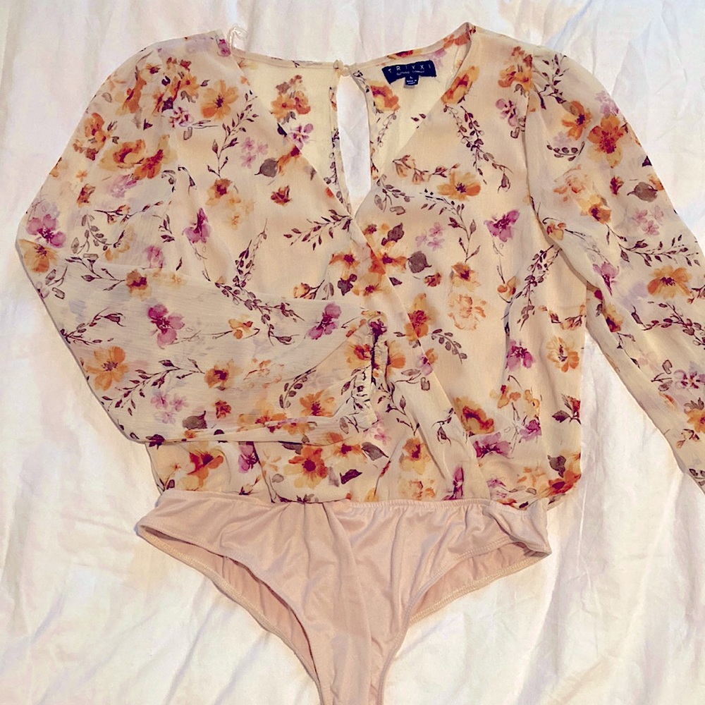 Trixxi- Francesca’s Blouse with onesie-snap bottom